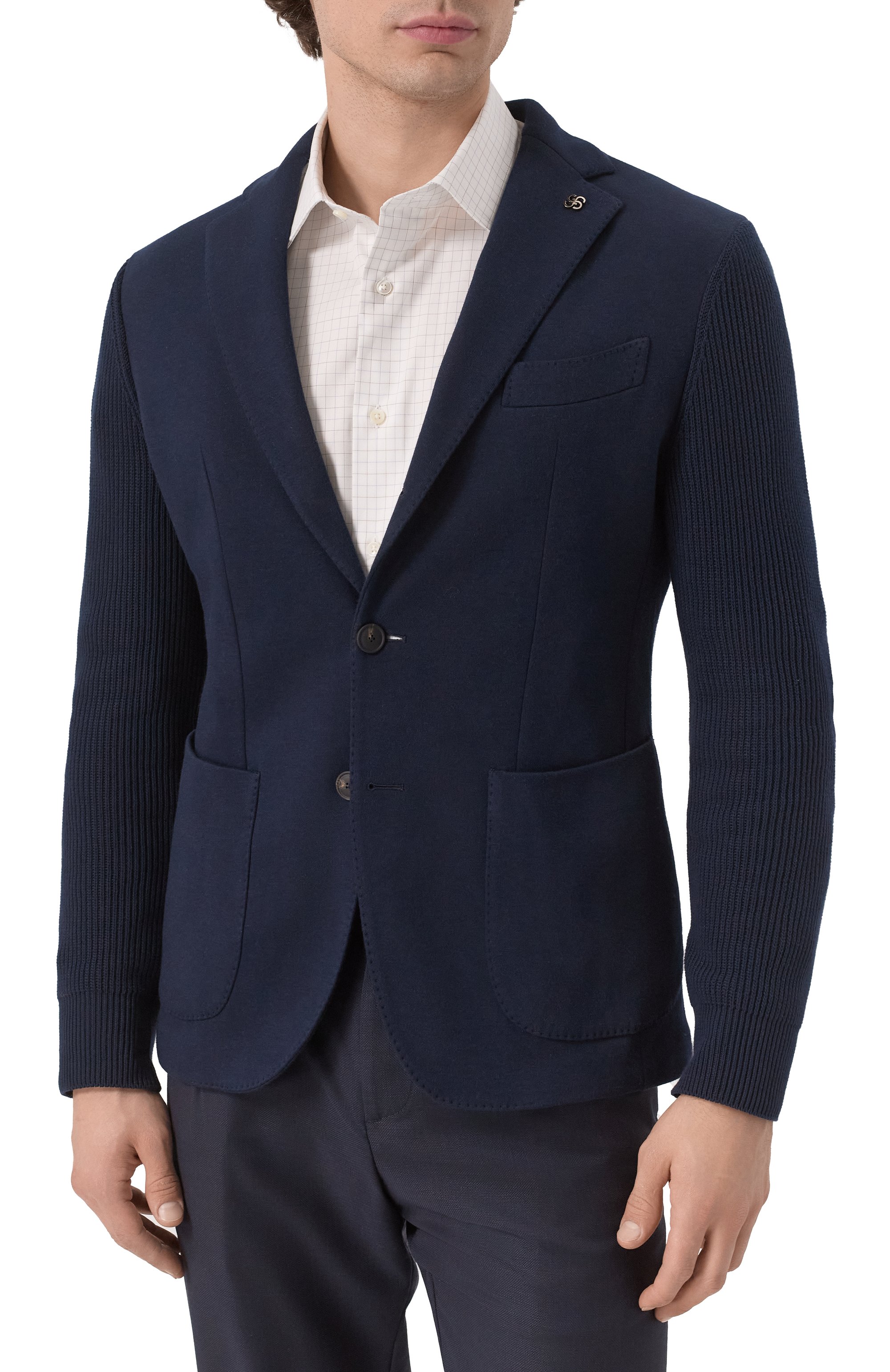 Хлопковый пиджак GRAN SASSO, арт. 23133/76012, фото 10