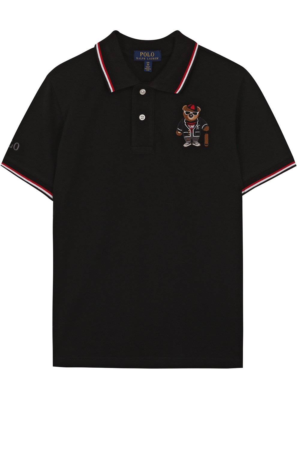 Хлопковое поло с вышивкой POLO RALPH LAUREN, арт. 323694730, фото 1