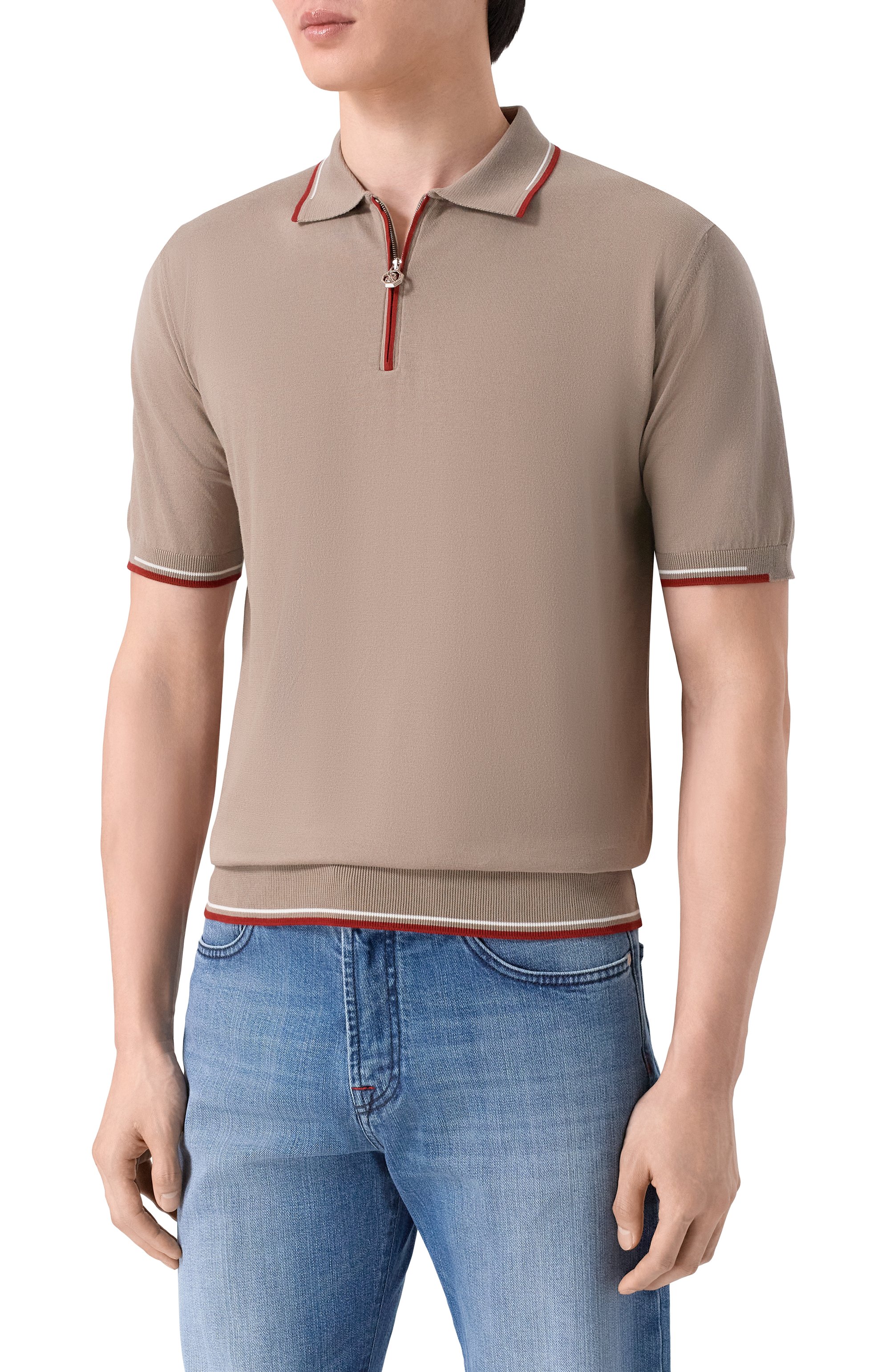 Хлопковое поло STEFANO RICCI, арт. K313051P31/F26146, фото 3