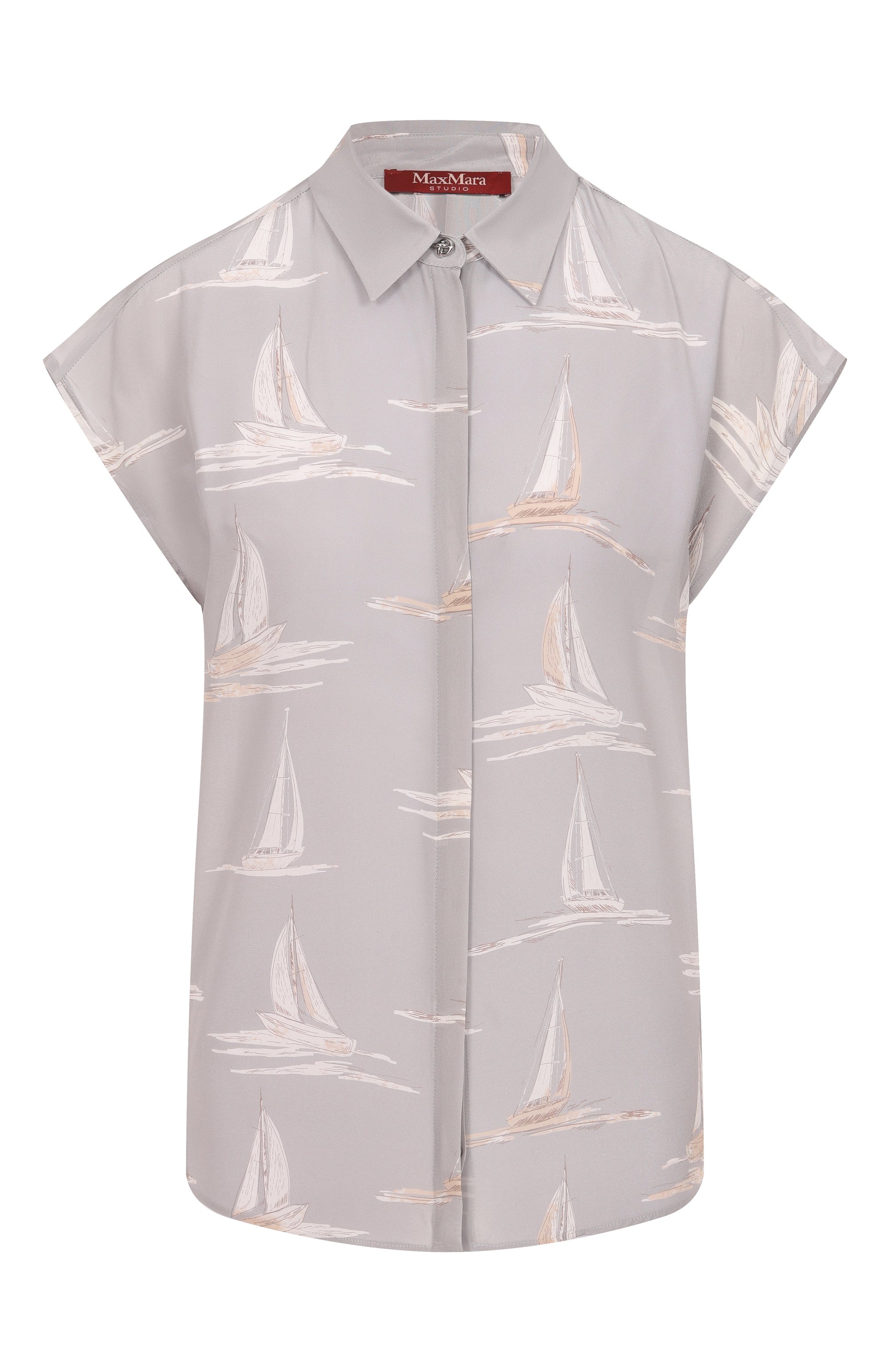 Шелковая блузка MAX MARA STUDIO, арт. GAETANA, фото 1