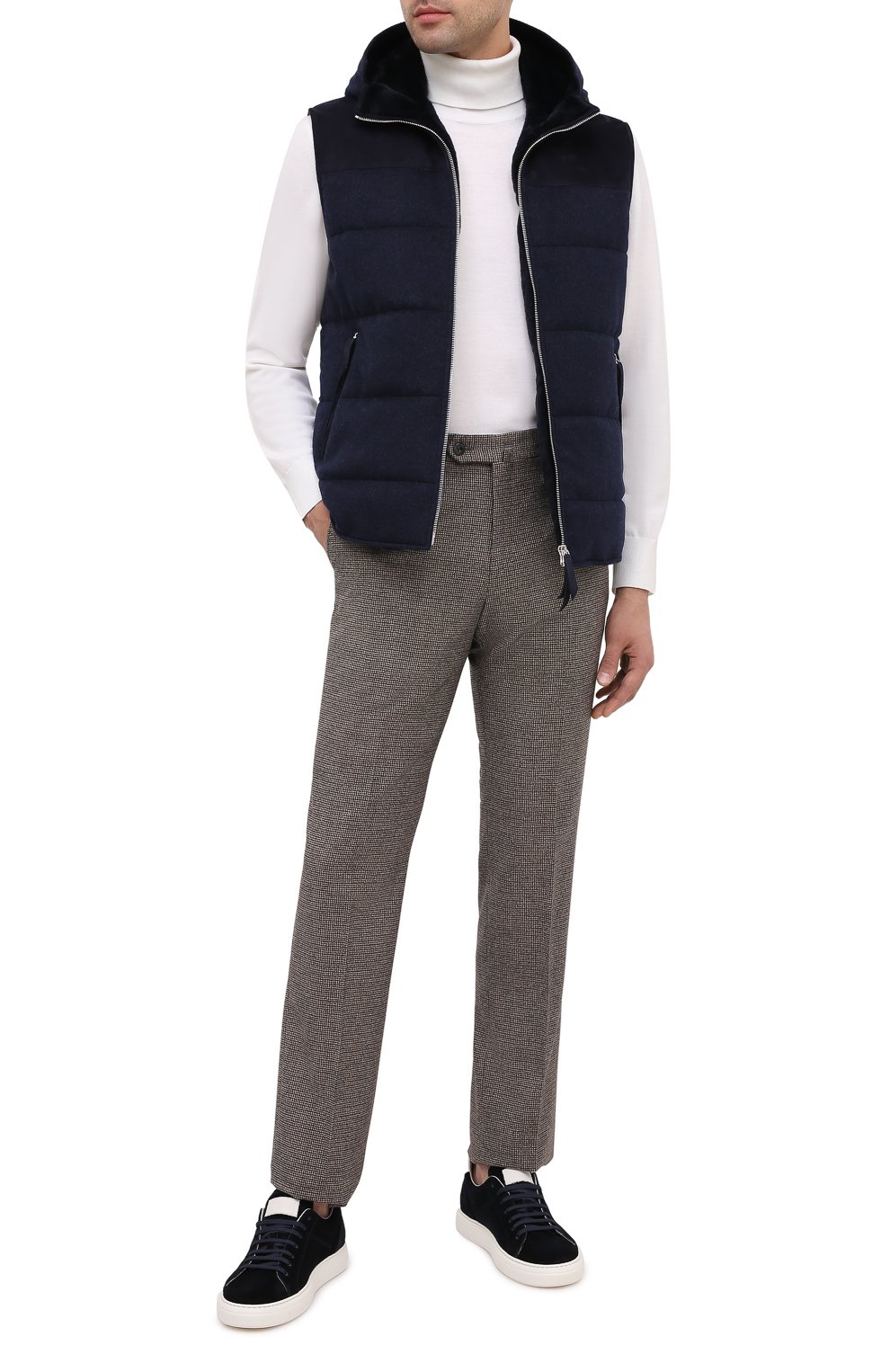 Кашемировый жилет с меховой отделкой ANDREA CAMPAGNA, арт. 94101H9IS2900, фото 2