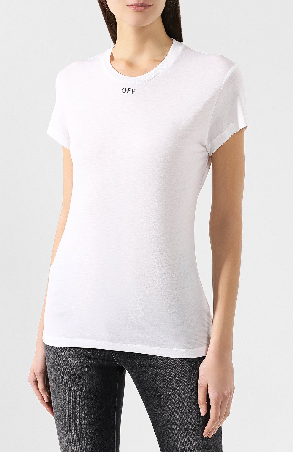 Футболка с логотипом бренда OFF-WHITE, арт. 0WAA040R19B980530110, фото 3