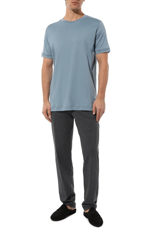 Хлопковая футболка Zimmerli 3460-96046 Синий  3460-96046 Фото 2