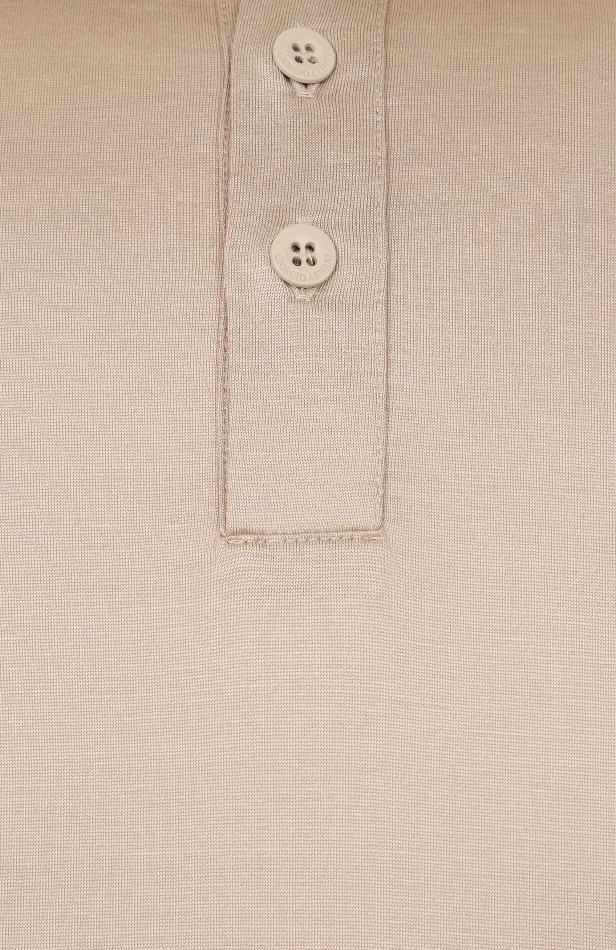 Поло из шелка и хлопка GIORGIO ARMANI, арт. 3KSF74/SJZHZ, фото 6