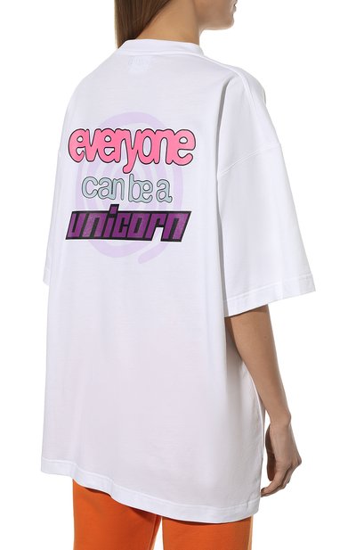 Хлопковая футболка VETEMENTS, арт. UE52TR260V 1611/W, фото 4