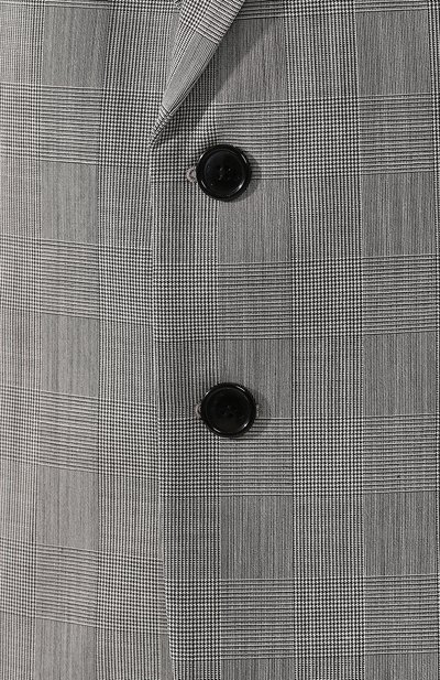 Шерстяной жакет VETEMENTS серого цвета по цене 162000 руб., арт. SS20JA106 1201/W/GREY CHECK, фото 5 Шерстяной жакет VETEMENTS, арт. SS20JA106 1201/W/GREY CHECK, фото 5
