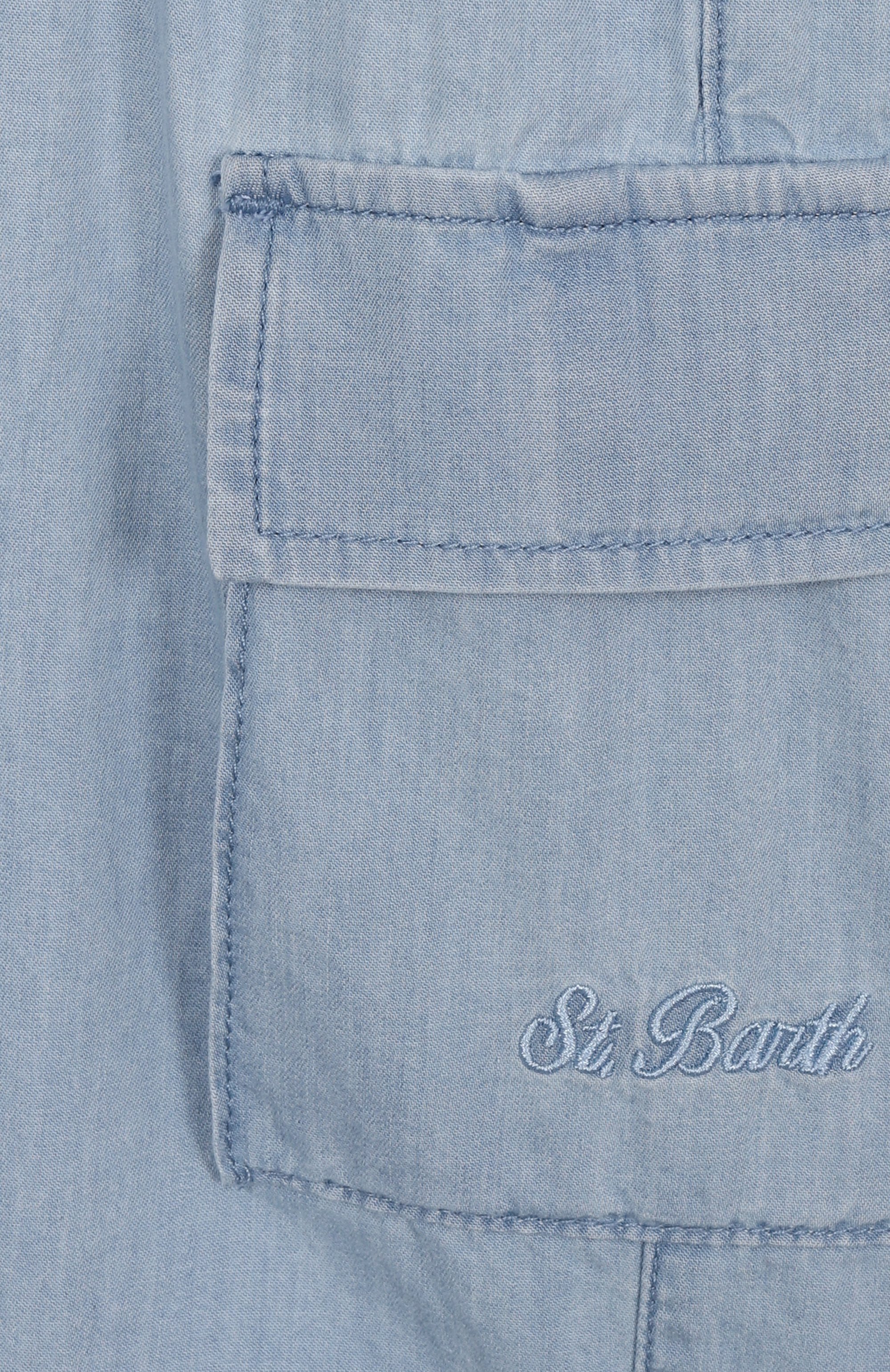 Джинсовые шорты-карго MC2 SAINT BARTH, арт. STBK MARSEILLE JR/00317H, фото 3