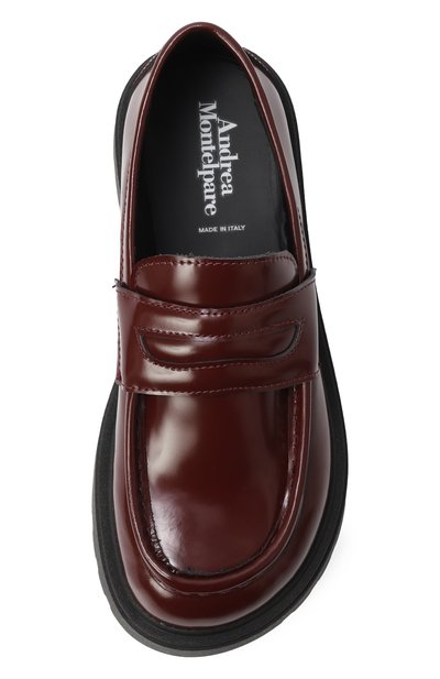 Кожаные лоферы MONTELPARE TRADITION, арт. 81776/28-35, фото 4