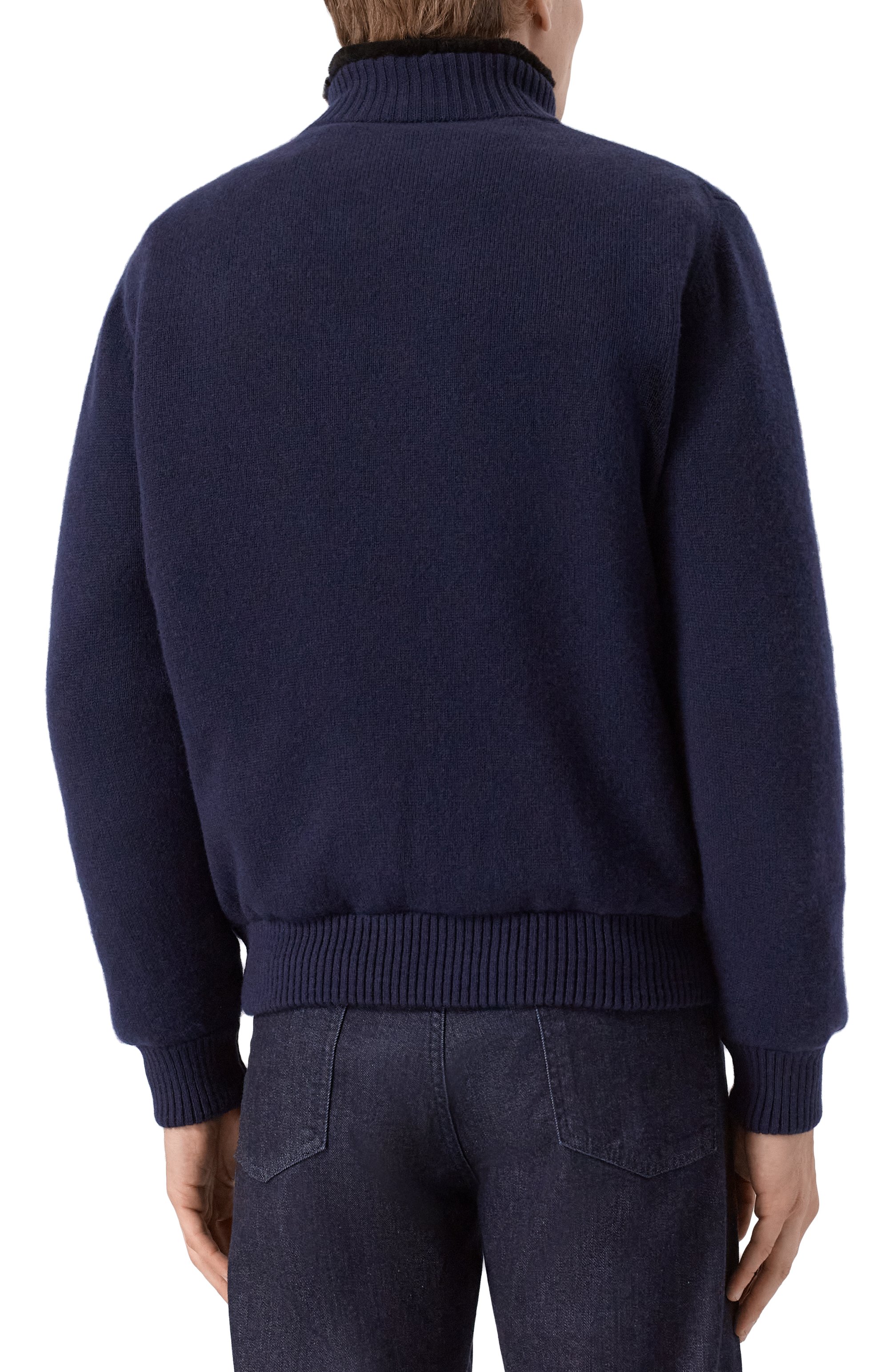 Кардиган с подкладкой из бобра ANDREA CAMPAGNA, арт. WU26WS510-09C-FWSPC1, фото 4