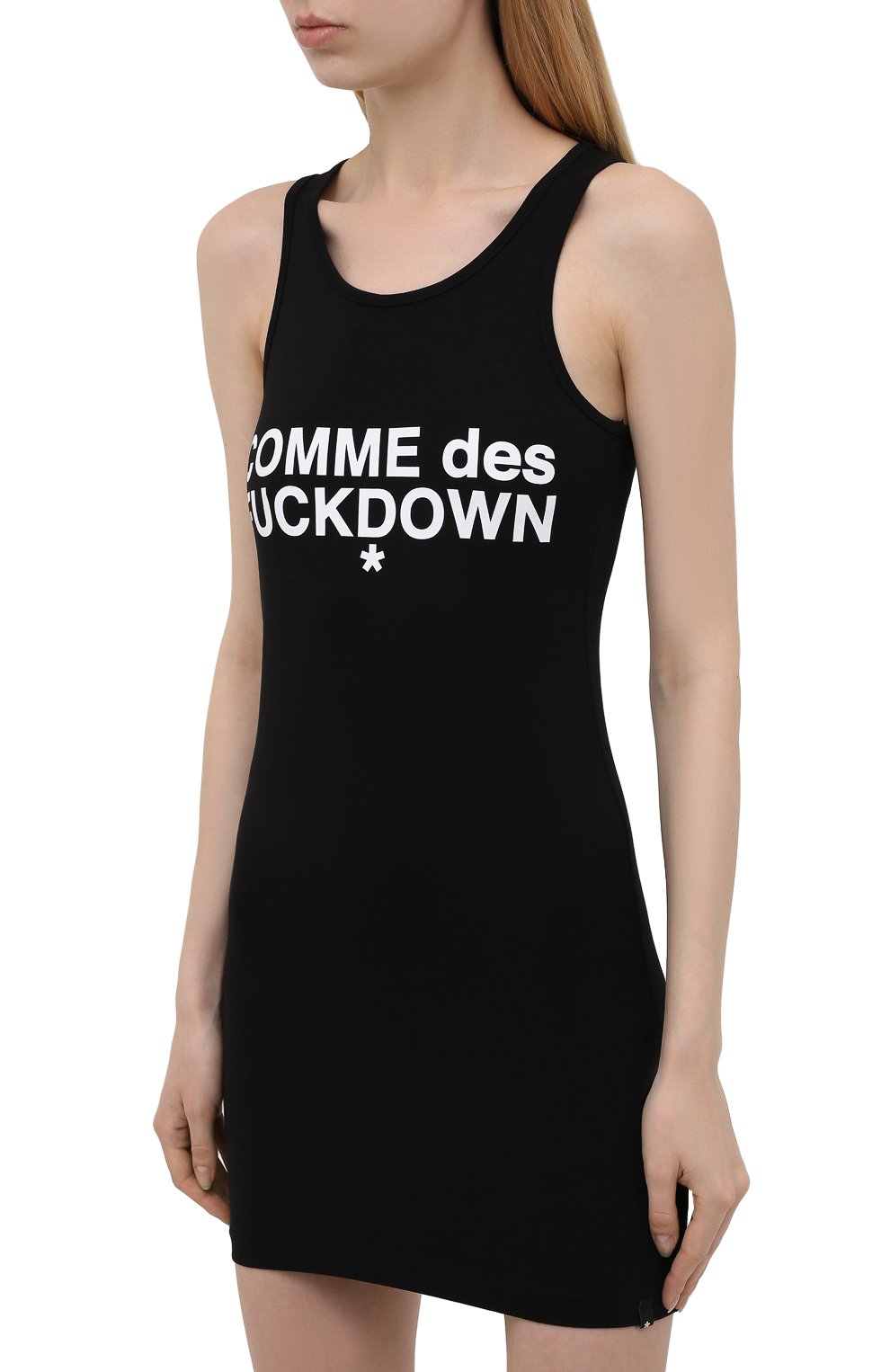 Хлопковое платье COMME DES FUCKDOWN, арт. CDFD1354, фото 3