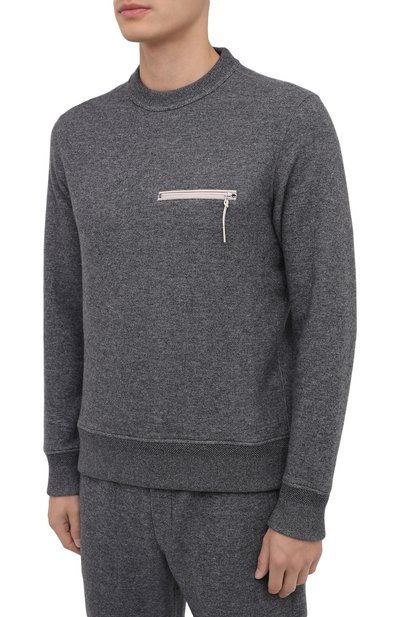 Джемпер из хлопка и кашемира ZEGNA, арт. UV559/802R, фото 4