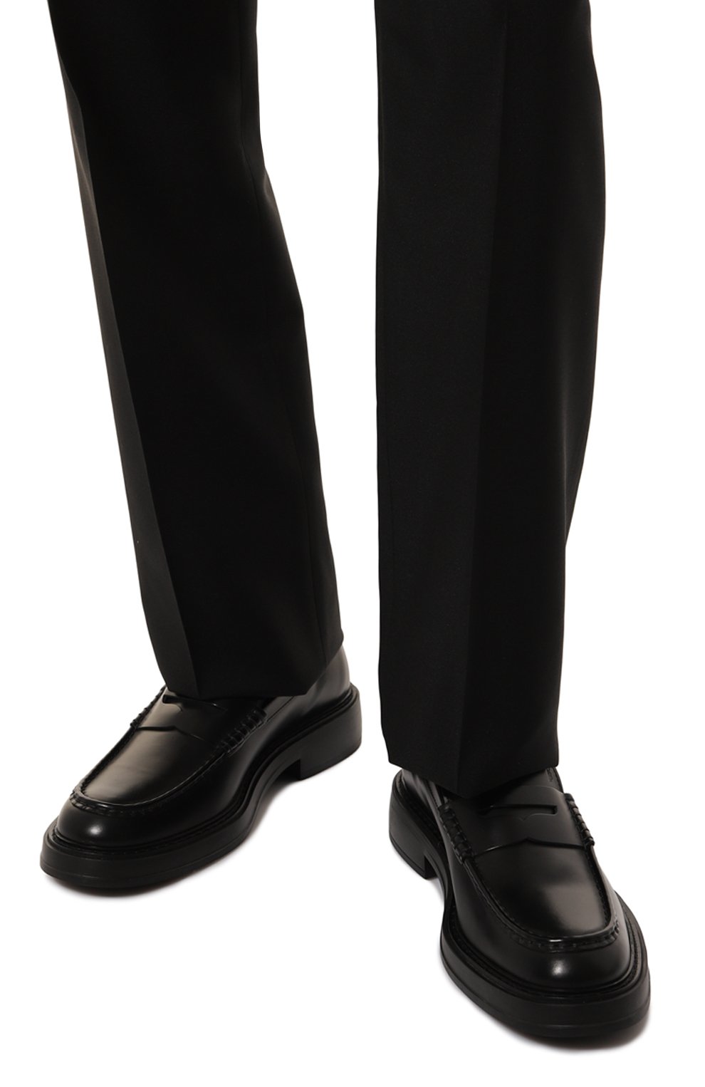 Кожаные пенни-лоферы TOD’S, арт. XXM61K0AI40/LYG, фото 3