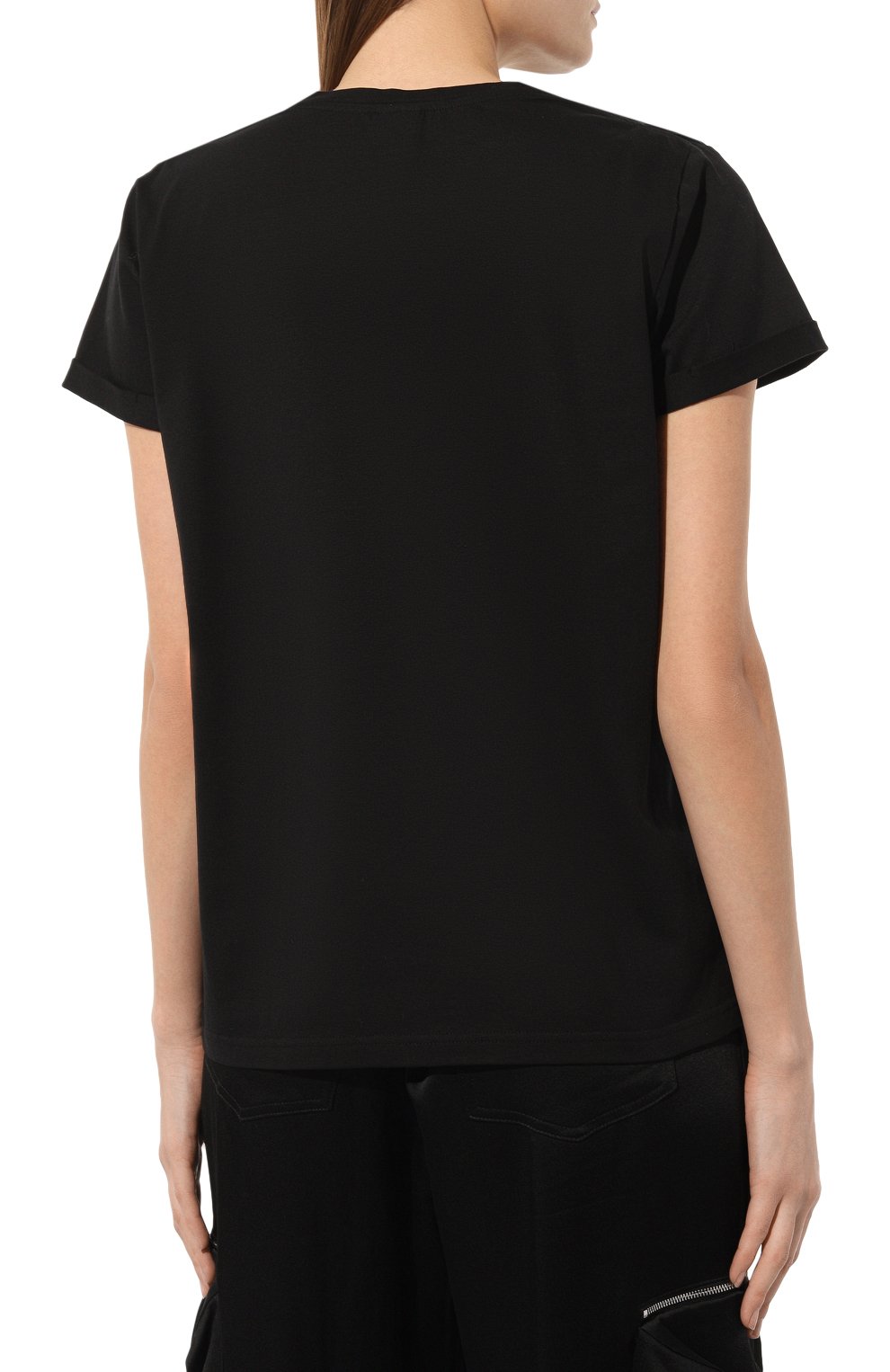 Хлопковая футболка SEVEN LAB, арт. T IIL black, фото 4