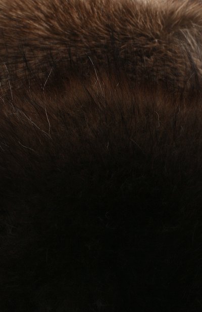 Шапка-ушанка из меха фишера FURLAND коричневого цвета по цене 190000 руб., арт. 0167610310003300000, фото 3 Шапка-ушанка из меха фишера FURLAND, арт. 0167610310003300000, фото 3