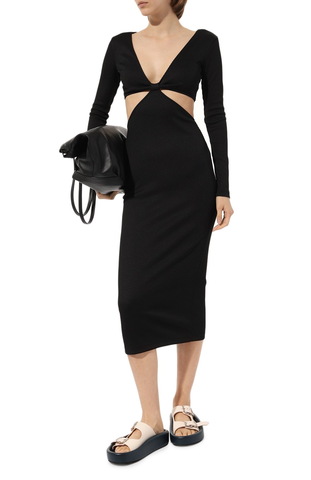 Платье HUGO черного цвета по цене 22800 руб., арт. 50495134, фото 2 Платье HUGO, арт. 50495134, фото 2