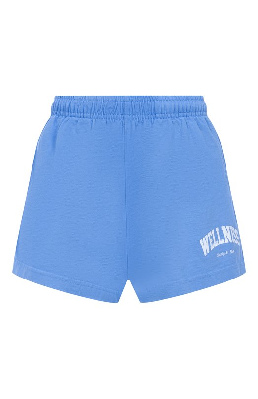 Хлопковые шорты Sporty and Rich SH037621001BL102 Голубой SH037621001BL102