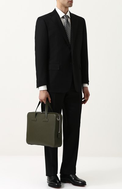 Кожаная сумка для ноутбука с плечевым ремнем TOM FORD, арт. 118H0353H-C92/217, фото 2