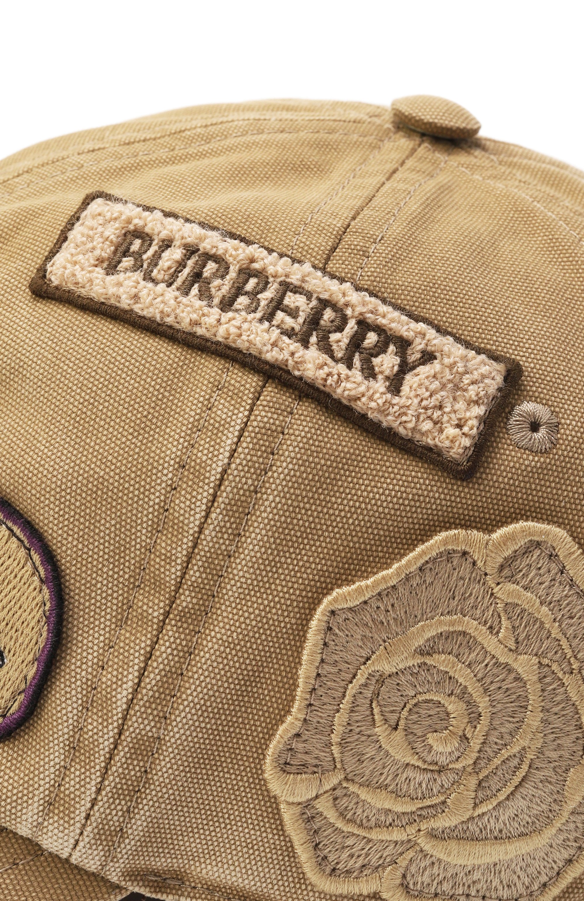 Хлопковая бейсболка BURBERRY, арт. 8102749, фото 4