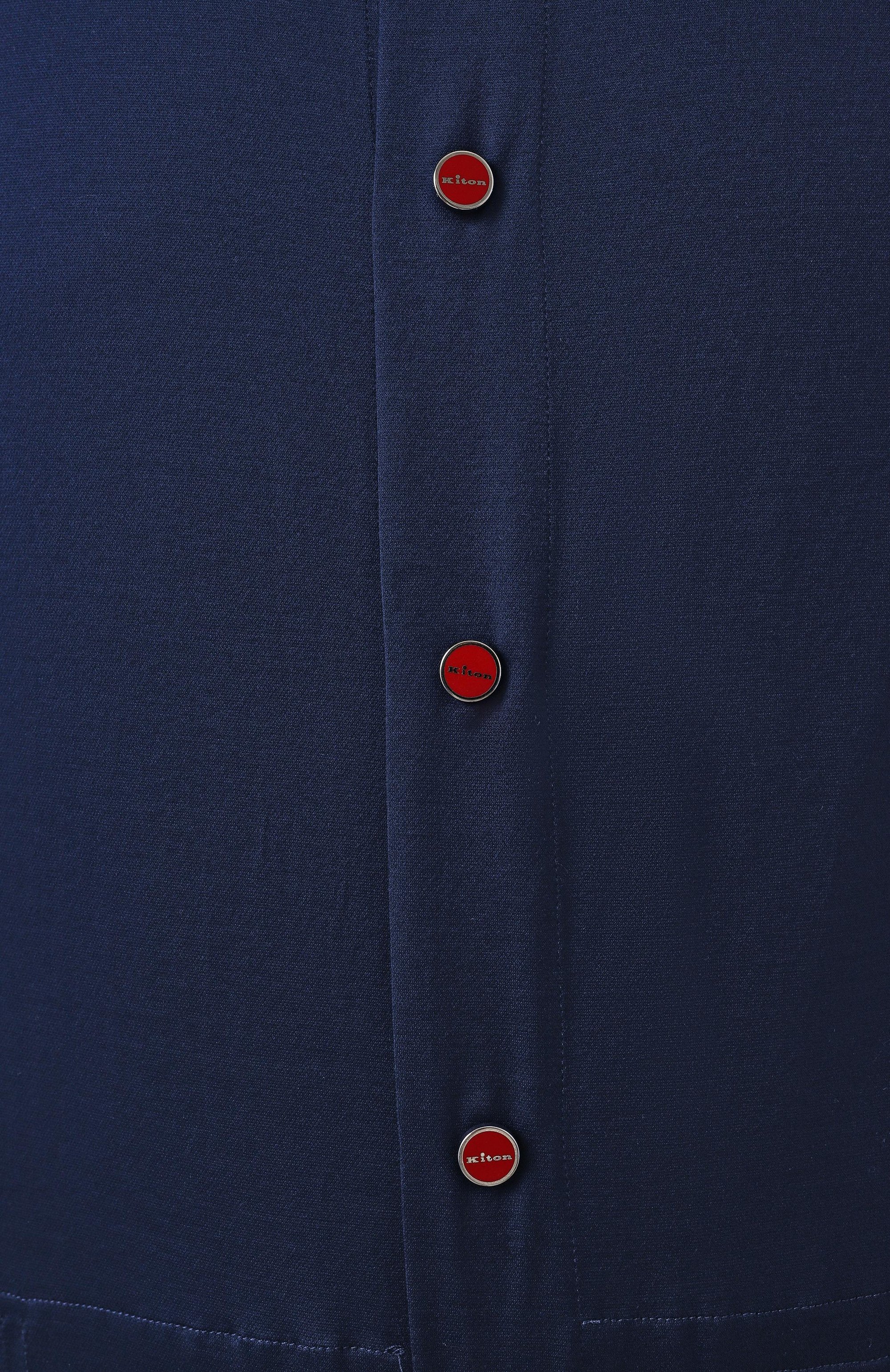 Хлопковая рубашка KITON, арт. UMCPETEH0923416_, фото 6