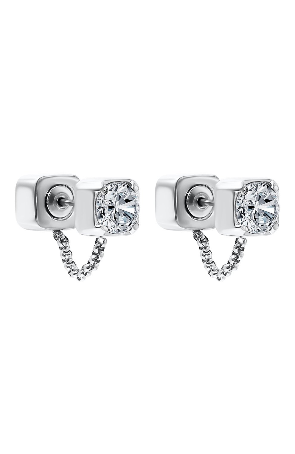 Серьги JIL SANDER серебряного цвета по цене 56250 руб., арт. J11VG0071 P6734, фото 3 Серьги JIL SANDER, арт. J11VG0071 P6734, фото 3