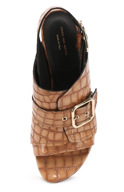 Кожаные босоножки DRIES VAN NOTEN, арт. WS25/139/H80/QU146, фото 5