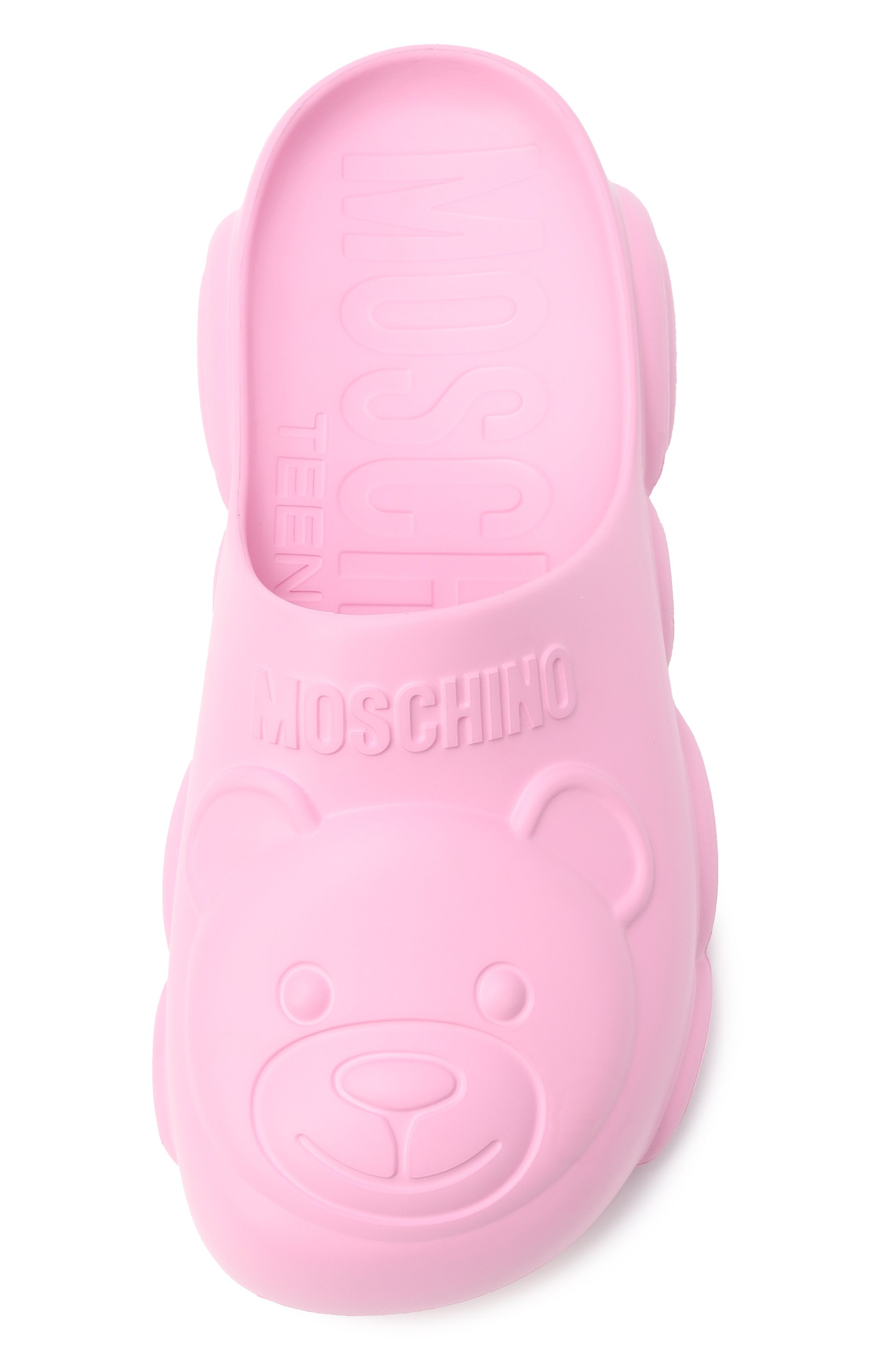 Сабо MOSCHINO розового цвета по цене 13850 руб., арт. 80634/VAR2/36-40, фото 4 Сабо MOSCHINO, арт. 80634/VAR2/36-40, фото 4