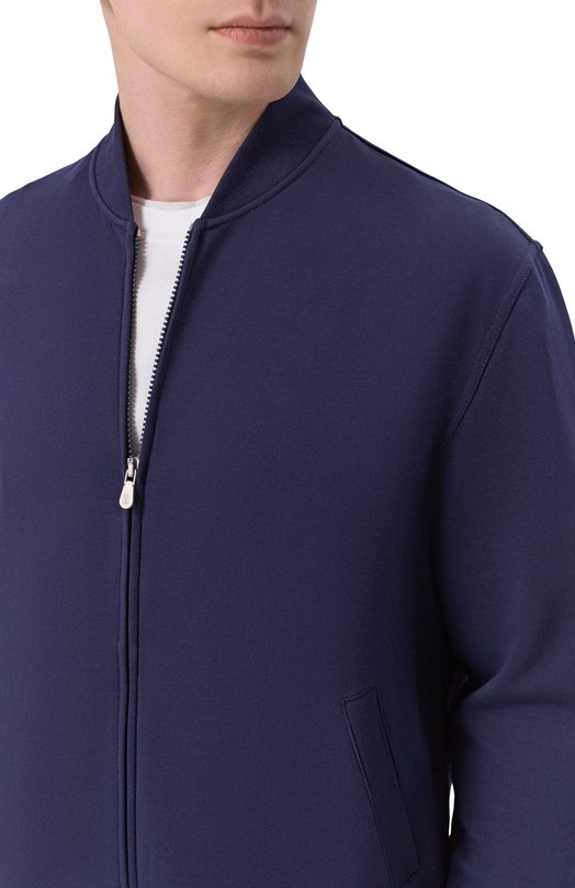 Хлопковая толстовка Brunello Cucinelli MW8639072G Синий  MW8639072G Фото 5