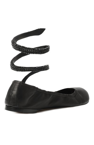 Кожаные балетки cleo RENE CAOVILLA, арт. C12073-010/NA01, фото 5