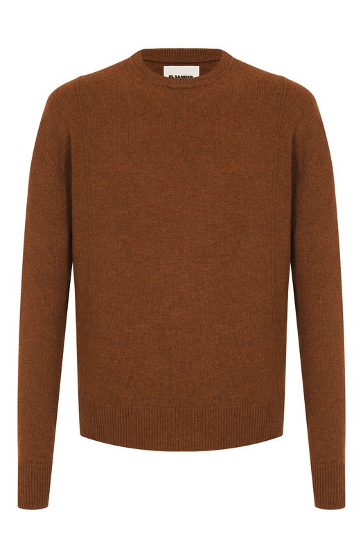 Свитер из шерсти и кашемира Jil Sander J21GP0194/J14818 Коричневый J21GP0194/J14818