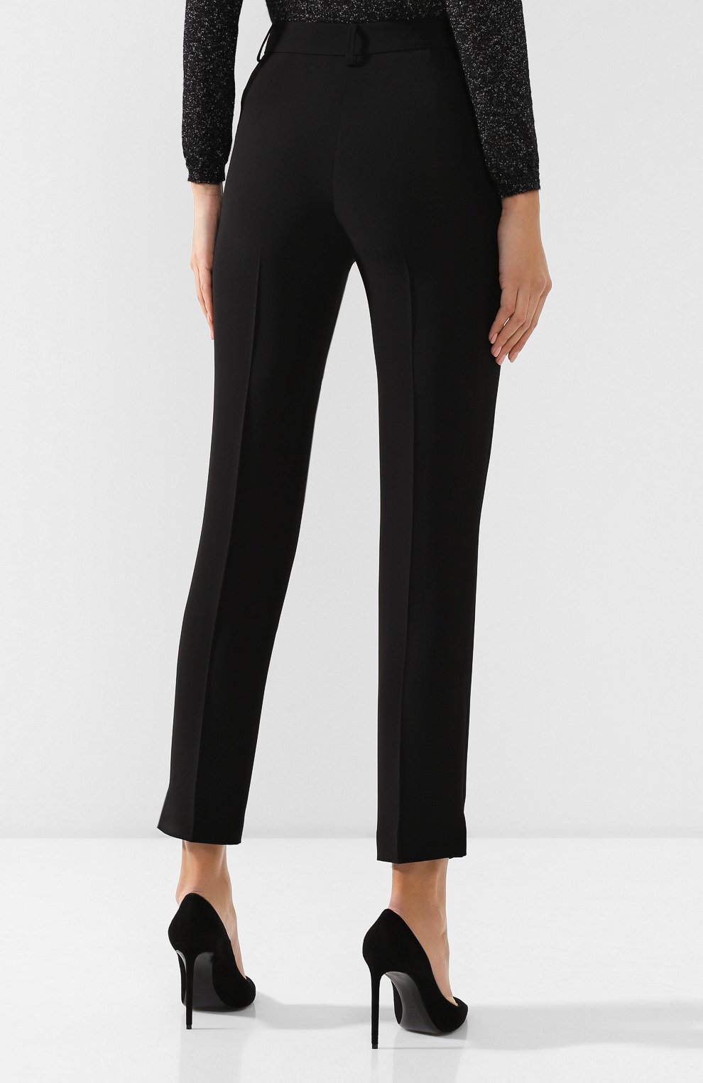 Шелковые брюки GIORGIO ARMANI, арт. 9WHPP071/T0010, фото 4