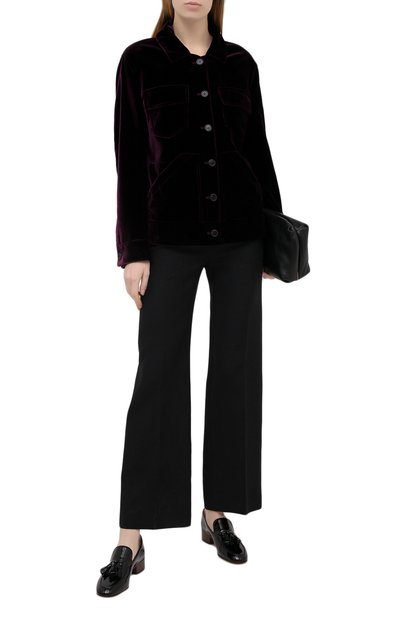 Бархатный жакет TOM FORD сиреневого цвета по цене 343500 руб., арт. CS1109-FAX103, фото 2 Бархатный жакет TOM FORD, арт. CS1109-FAX103, фото 2