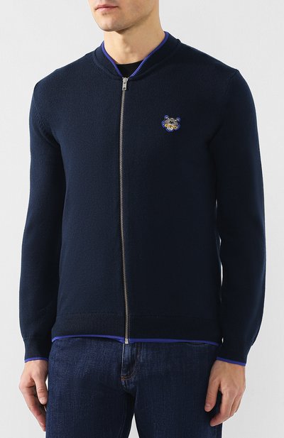 Шерстяной кардиган на молнии KENZO, арт. 5CA1023AB, фото 3