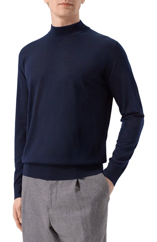 Водолазка из кашемира и шелка Stefano Ricci KE03500G01/E25345/KE03500L10/E25345 Синий  KE03500G01/E25345/KE03500L10/E25345 Фото 3