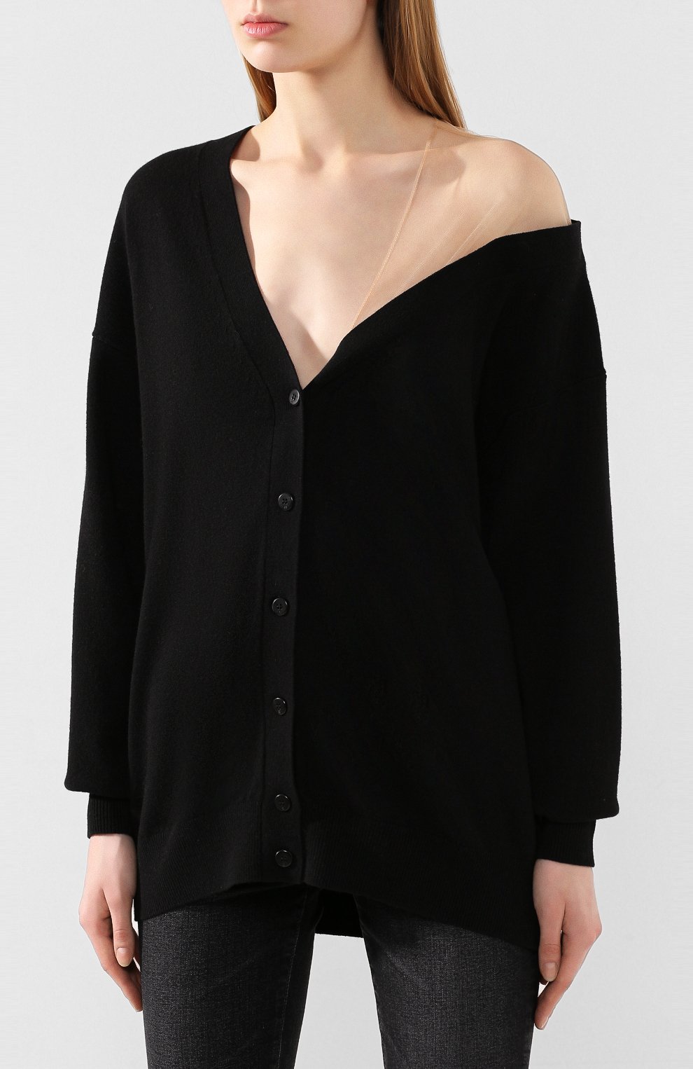 Кардиган из смеси шерсти и вискозы ALEXANDER WANG, арт. 1KC1203007, фото 3