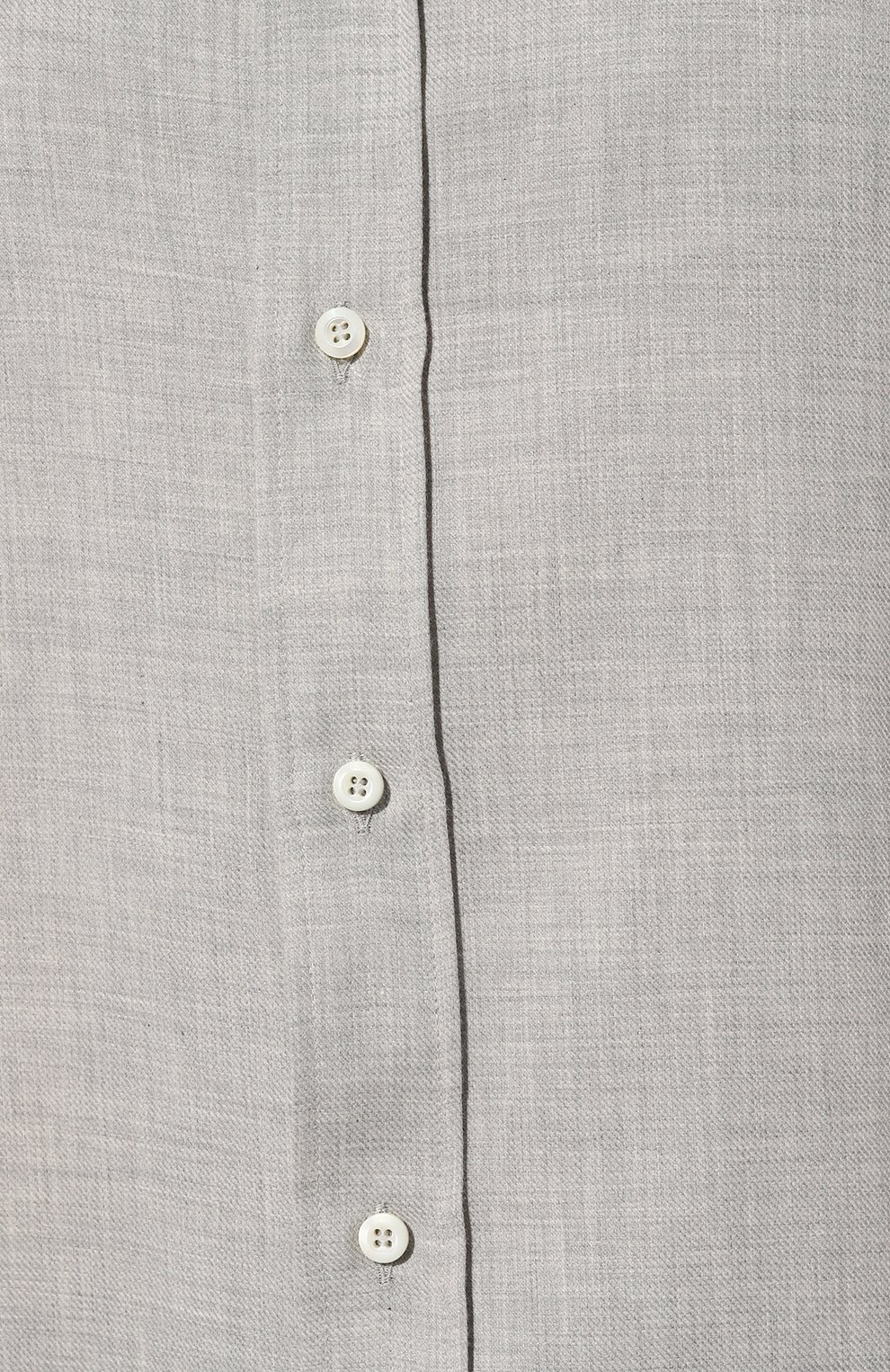 Рубашка из хлопка и кашемира BRUNELLO CUCINELLI, арт. MY6121718, фото 5