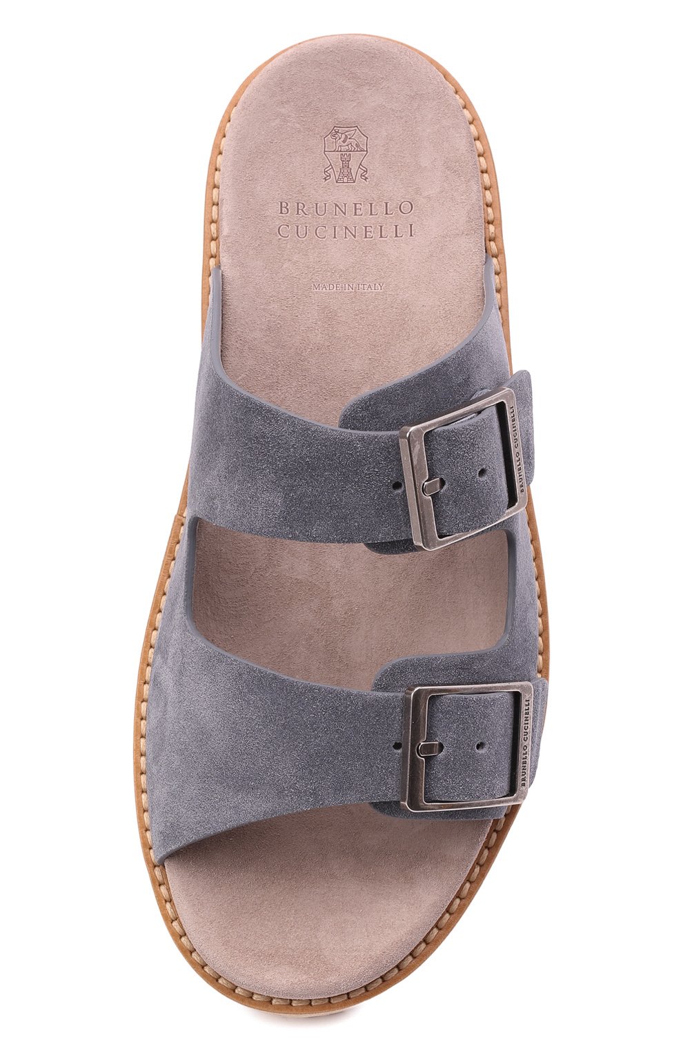 Замшевые шлепанцы urban BRUNELLO CUCINELLI, арт. MZUSILY235, фото 6