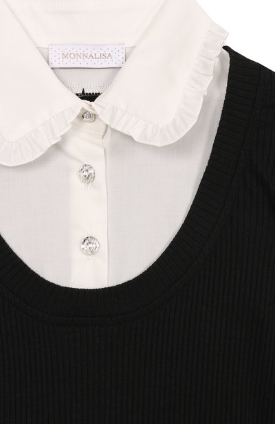 Платье из вискозы MONNALISA, арт. 71F906, фото 3