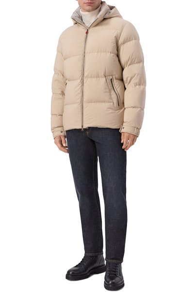 Пуховик KITON бежевого цвета по цене 858000 руб., арт. UW2467V0427L, фото 2 Пуховик KITON, арт. UW2467V0427L, фото 2
