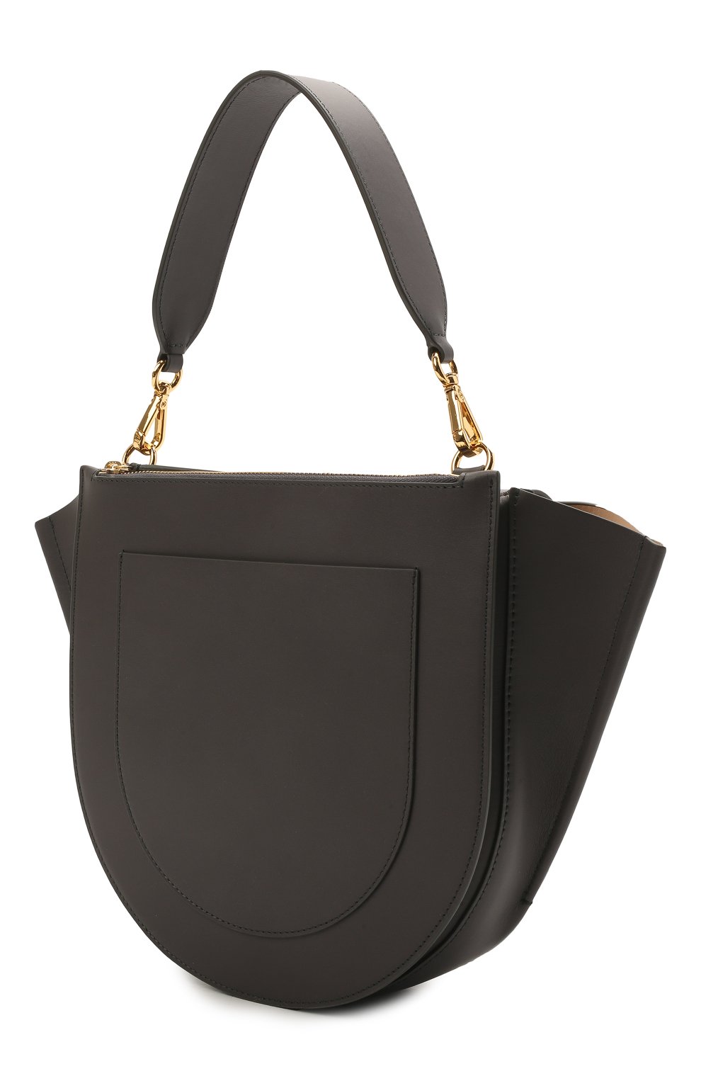 Сумка hortensia medium WANDLER серого цвета по цене 97000 руб., арт. H0RTENSIA BAG MEDIUM, фото 3 Сумка hortensia medium WANDLER, арт. H0RTENSIA BAG MEDIUM, фото 3