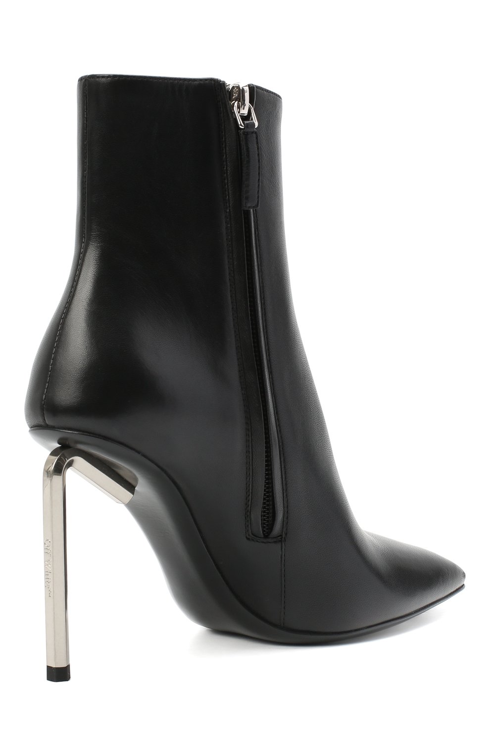 Кожаные ботильоны OFF-WHITE, арт. 0WID003R21LEA0011000, фото 3