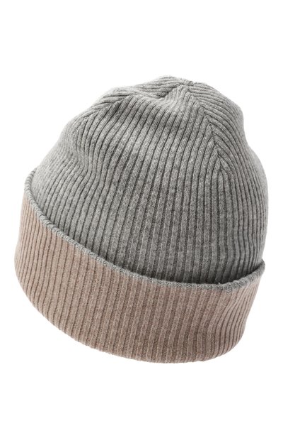 Кашемировая шапка BRUNELLO CUCINELLI бежевого цвета по цене 49950 руб., арт. M2293600W, фото 5 Кашемировая шапка BRUNELLO CUCINELLI, арт. M2293600W, фото 5