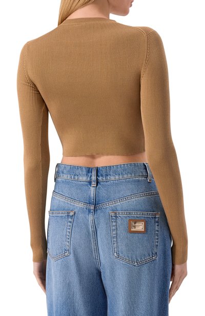 Шелковый пуловер PRADA, арт. P24S1G/11MY, фото 4