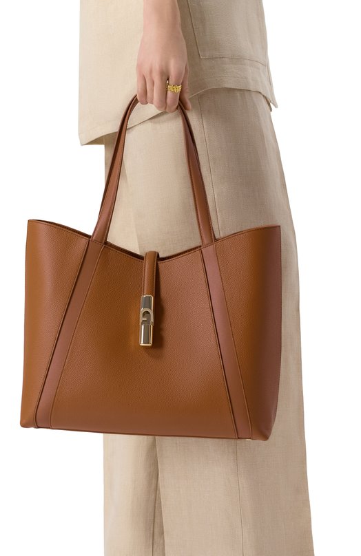 Сумка-тоут Furla Goccia large Furla WB01788/BX3353 Коричневый  WB01788/BX3353 Фото 2