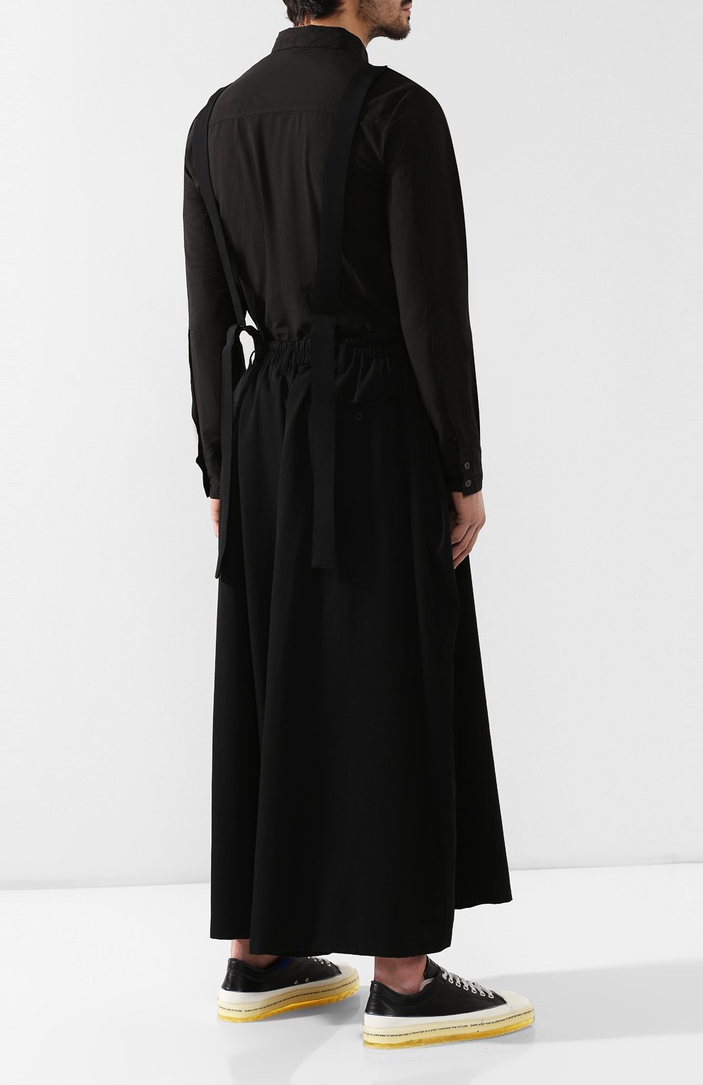 Шерстяные брюки YOHJI YAMAMOTO, арт. HH-P32-100, фото 4