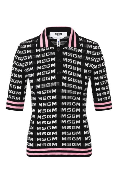 Женское хлопковое поло MSGM, арт. 2841MDM111 207292