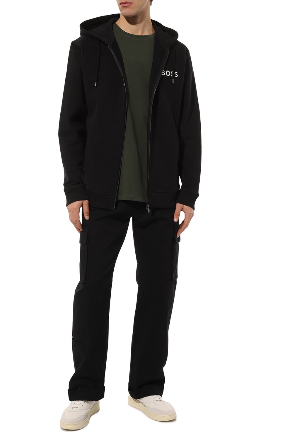Хлопковая толстовка BOSS ORANGE, арт. 50483708, фото 2