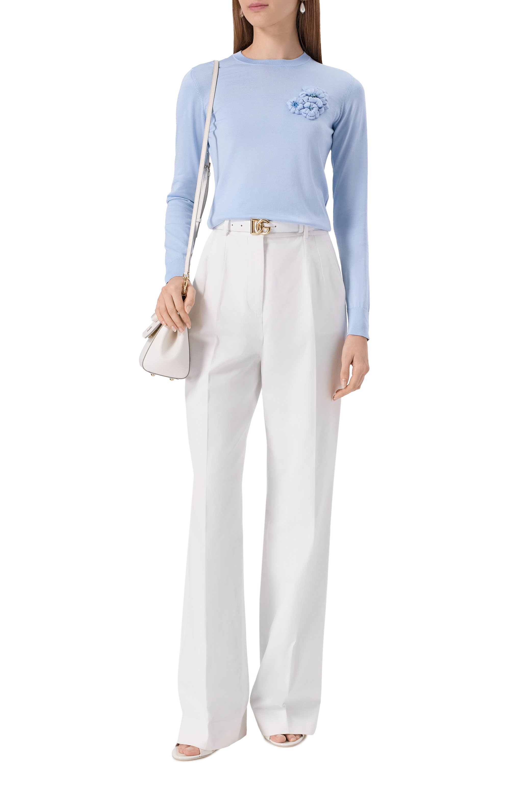 Шелковый пуловер DOLCE & GABBANA, арт. FXX48Z/JBS01, фото 2