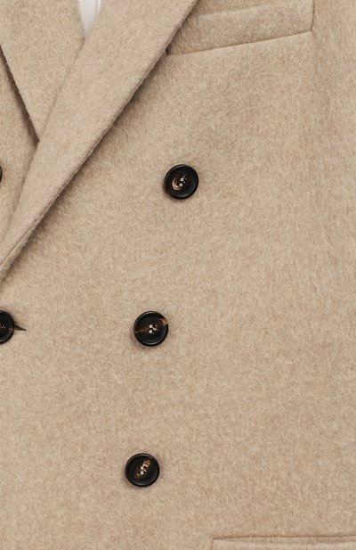 Двубортное пальто из кашемира BRUNELLO CUCINELLI, арт. BB5329405A, фото 3