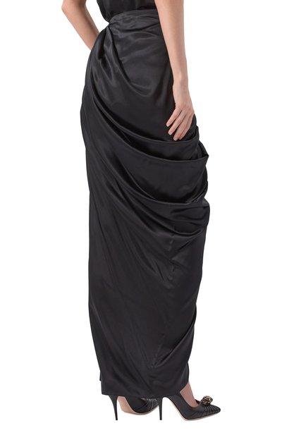 Атласная юбка VALENTINO, арт. 8B0RAEW58M6, фото 4