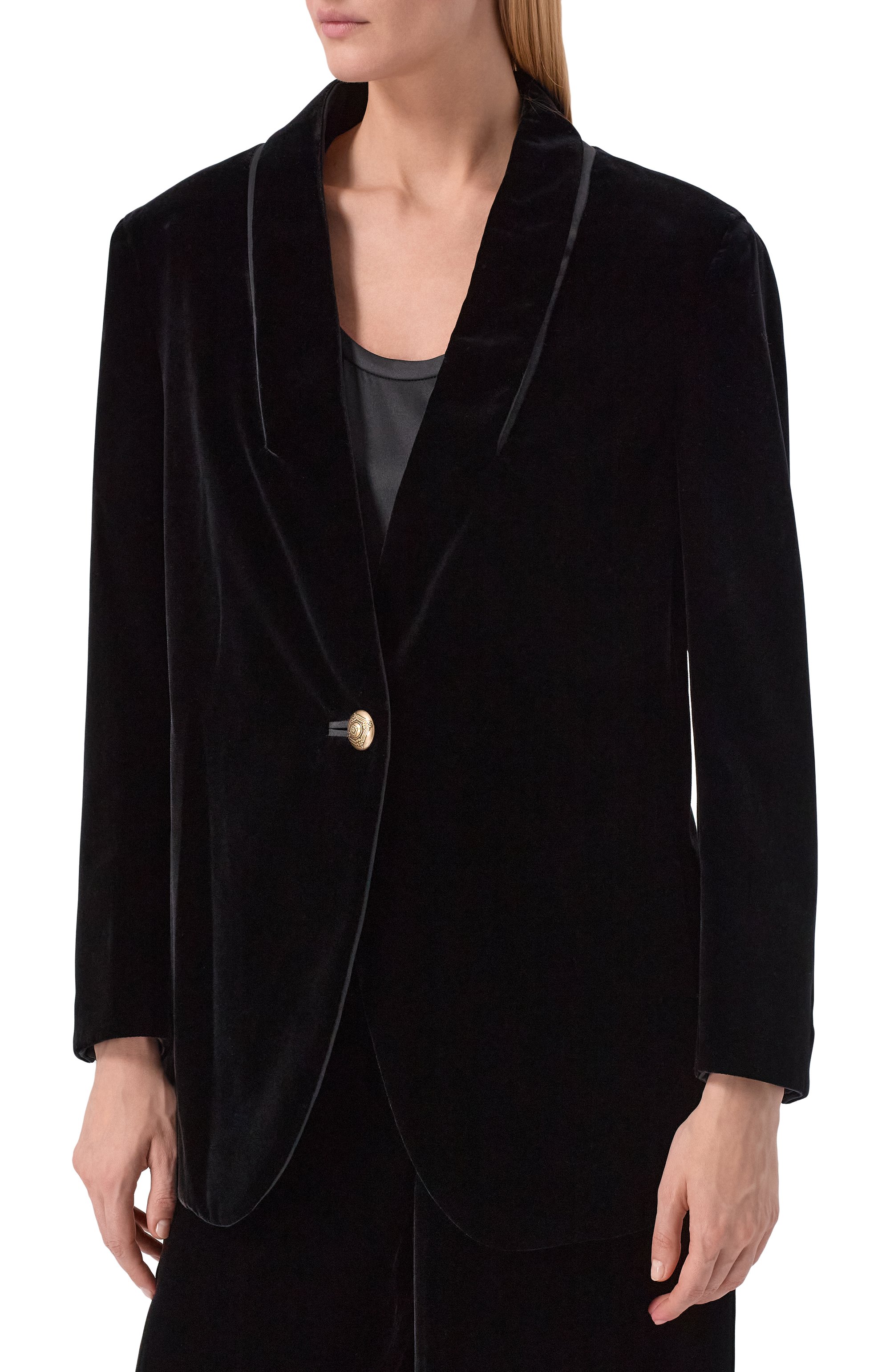 Бархатный жакет GIORGIO ARMANI, арт. GW001555/AF20583, фото 3